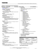 Toshiba PSC2FU-00P007 Datasheet