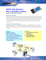 SparkLAN WPCR-300 Datasheet