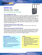SparkLAN WRTR-501 Datasheet