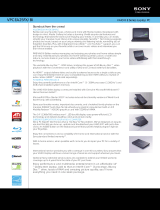 Sony VPCEA25FX/BI Datasheet