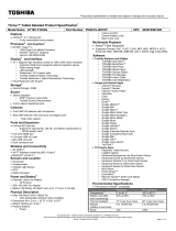 Toshiba AT105-T1032G Datasheet