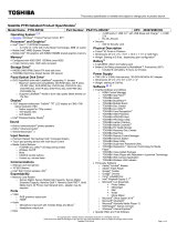 Toshiba P755-S5194 Datasheet