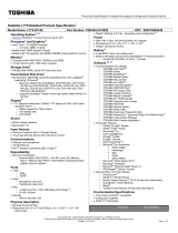 Toshiba L775-S7140 Datasheet