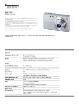 Panasonic DMC-FS45EB-R User manual