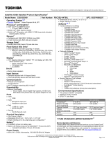 Toshiba C655-S5549 Datasheet