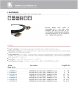 Kramer Electronics C-R4VM/R4VM-50 Datasheet