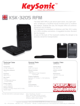 KeySonic KSK-3205 RFM Datasheet