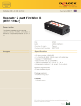 DeLOCK 2 x FireWire B Datasheet