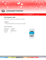 Conceptronic CCVGAMF3 Datasheet