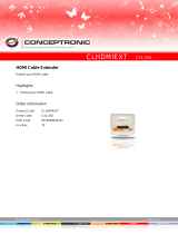 Conceptronic CLHDMIEXT Datasheet
