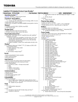 Toshiba P775-S7320 User manual