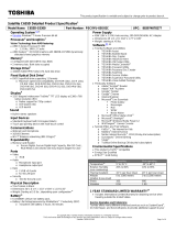 Toshiba C655D-S5300 Datasheet