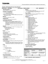 Toshiba PSK2CU-00V001 Datasheet