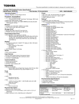 Toshiba R705-P41 Datasheet