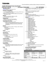 Toshiba R845-S85 Datasheet