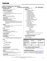 Toshiba C655-S5195 Datasheet