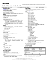Toshiba C675-S7321 Datasheet