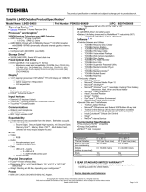 Toshiba L645D-S4036 Datasheet