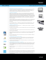 Sony VPCJ115FX/B Datasheet