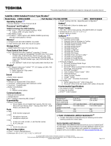 Toshiba PSLV6U-01F009 Datasheet