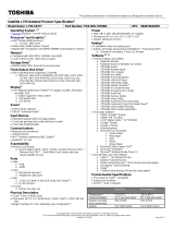 Toshiba L755-S5277 Datasheet