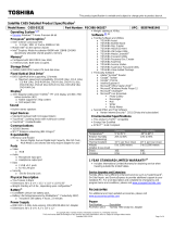 Toshiba C655-S5132 Datasheet