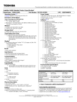 Toshiba C655D-S5303 Datasheet