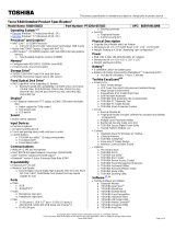 Toshiba R840-S8432 Datasheet