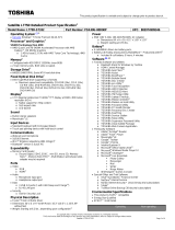 Toshiba L775D-S7332 Datasheet