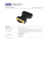 Cables Direct CDL-DV001REV Datasheet