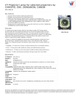 V7 VPL1756-1E Datasheet