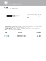 Kramer Electronics BC-1X59-100M Datasheet