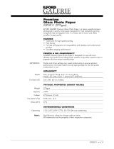 Ilford 2001875 Datasheet