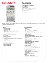 Sharp EL-520WB Datasheet