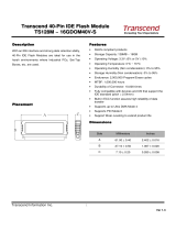 Transcend TS4GPTM510-40V Datasheet