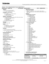 Toshiba PDA05U-00Q01F Datasheet