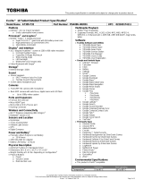 Toshiba PDA08U-002001 User manual