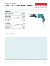 Makita HP2071F Datasheet