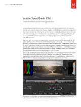 Adobe Speed Grade CS6, DVD, Mac, 1U, FRE User manual