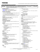Toshiba PT225U-00Q00F Datasheet