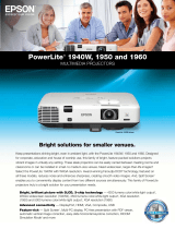 Epson PowerLite 1940W Datasheet