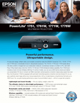 Epson PowerLite 1776W User manual