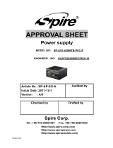 Spire SP-ATX-420WTB-PFC-P Datasheet