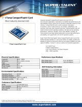 Super Talent Technology CFI/16-300 Datasheet