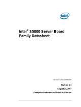 Intel BB5000XVNSATAR Datasheet