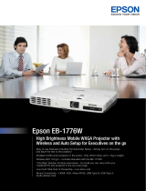 Epson EB1776W Datasheet