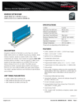 Kingston Technology KHX21C11T1K2/16X Datasheet