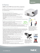 NEC NP-U310W-WK1 Datasheet