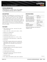 Kingston Technology KVR13LR9D4K3/24I Datasheet