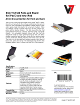 V7 Slim Tri-Fold Folio Datasheet